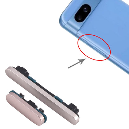 For Google Pixel 8A Power Button + Volume Control Button (Gold) by buy2fix