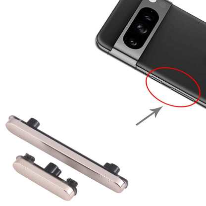 For Google Pixel 8 Pro Power Button + Volume Control Button (Gold) by buy2fix
