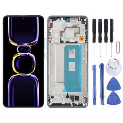 For Xiaomi Redmi K60 Pro Original OLED Material LCD Screen Digitizer Full Assembly with Frame (Blue) by buy2fix