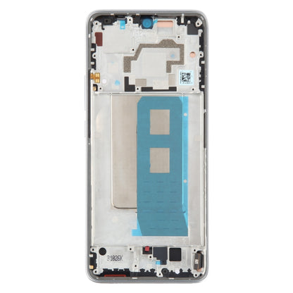 For Xiaomi Redmi K60 Pro Original OLED Material LCD Screen Digitizer Full Assembly with Frame (Silver) by buy2fix
