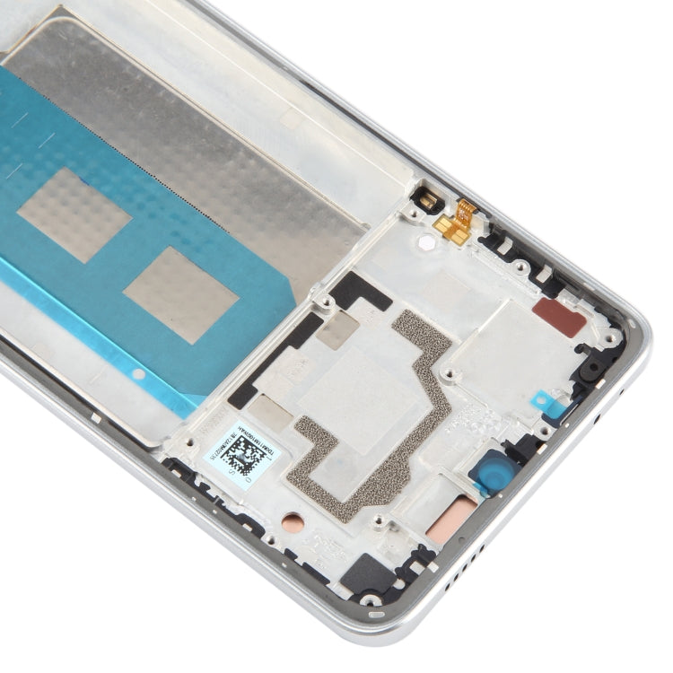 For Xiaomi Redmi K60 Pro Original OLED Material LCD Screen Digitizer Full Assembly with Frame (Silver) by buy2fix