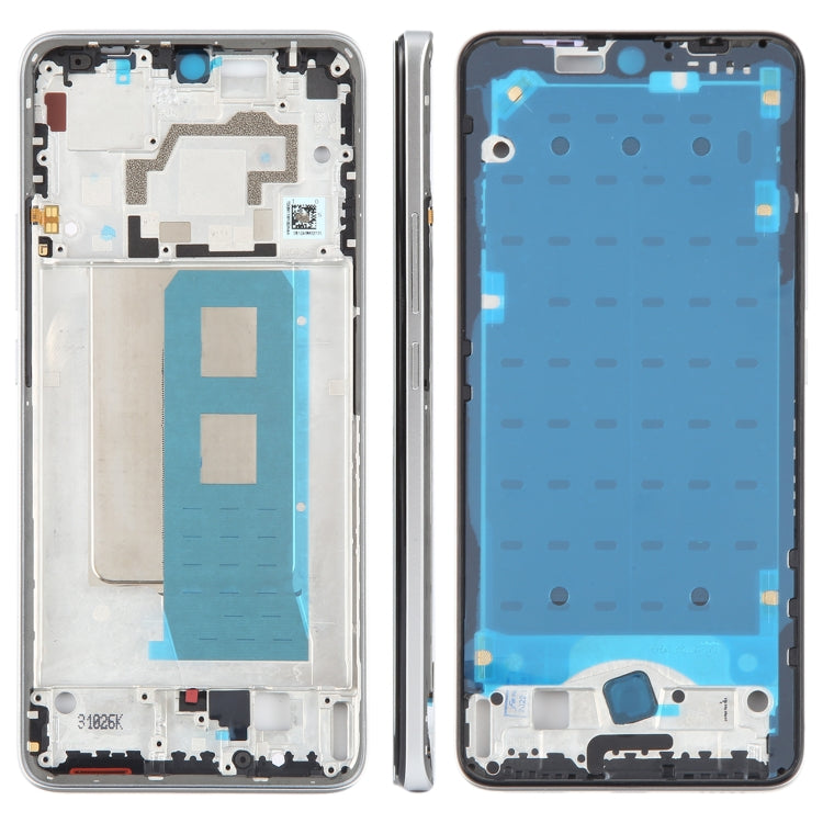 For Xiaomi Poco F5 Pro Original Front Housing LCD Frame Bezel Plate (Silver) by buy2fix