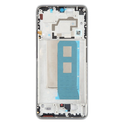 For Xiaomi Poco F5 Pro Original Front Housing LCD Frame Bezel Plate (Silver) by buy2fix