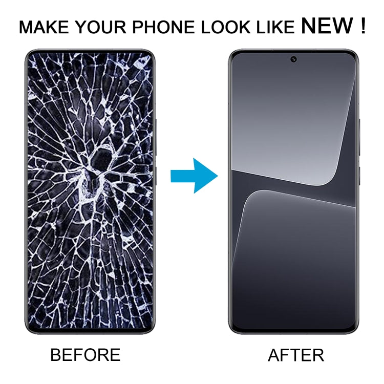 For Xiaomi 13 Pro Original AMOLED Material LCD Screen Digitizer Full Assembly with Frame (Silver) by buy2fix