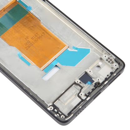 For Xiaomi Poco F5 Original Front Housing LCD Frame Bezel Plate (Black) by buy2fix