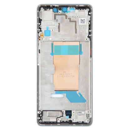 For Xiaomi Poco F5 Original Front Housing LCD Frame Bezel Plate (Blue) by buy2fix