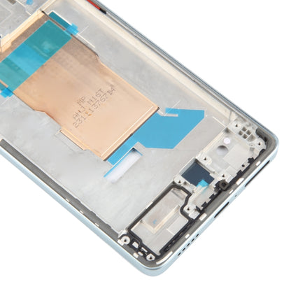 For Xiaomi Poco F5 Original Front Housing LCD Frame Bezel Plate (Blue) by buy2fix