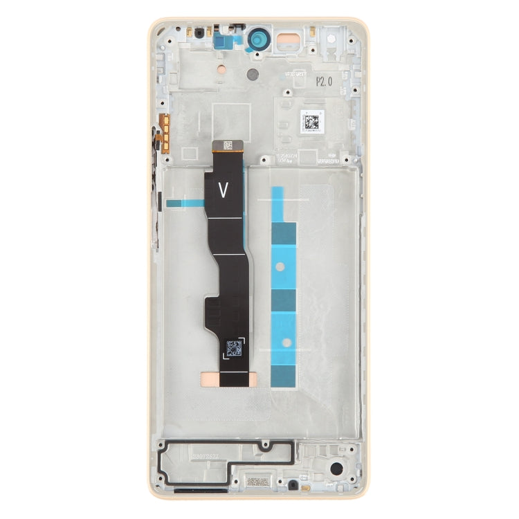 For Xiaomi Redmi Note 13 5G Original AMOLED Material LCD Screen Digitizer Full Assembly with Frame (Gold) by buy2fix