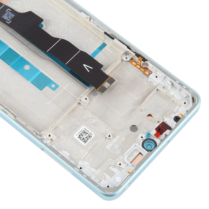 For Xiaomi Redmi Note 13 5G Original AMOLED Material LCD Screen Digitizer Full Assembly with Frame (Blue) by buy2fix