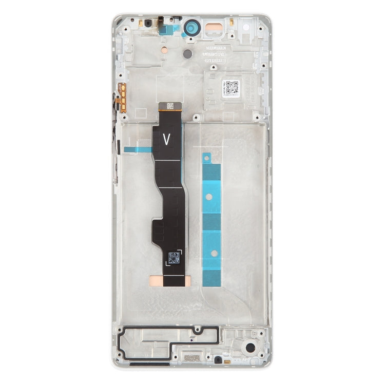 For Xiaomi Redmi Note 13 5G Original AMOLED Material LCD Screen Digitizer Full Assembly with Frame (White) by buy2fix