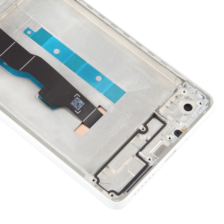 For Xiaomi Redmi Note 13 5G Original AMOLED Material LCD Screen Digitizer Full Assembly with Frame (White) by buy2fix