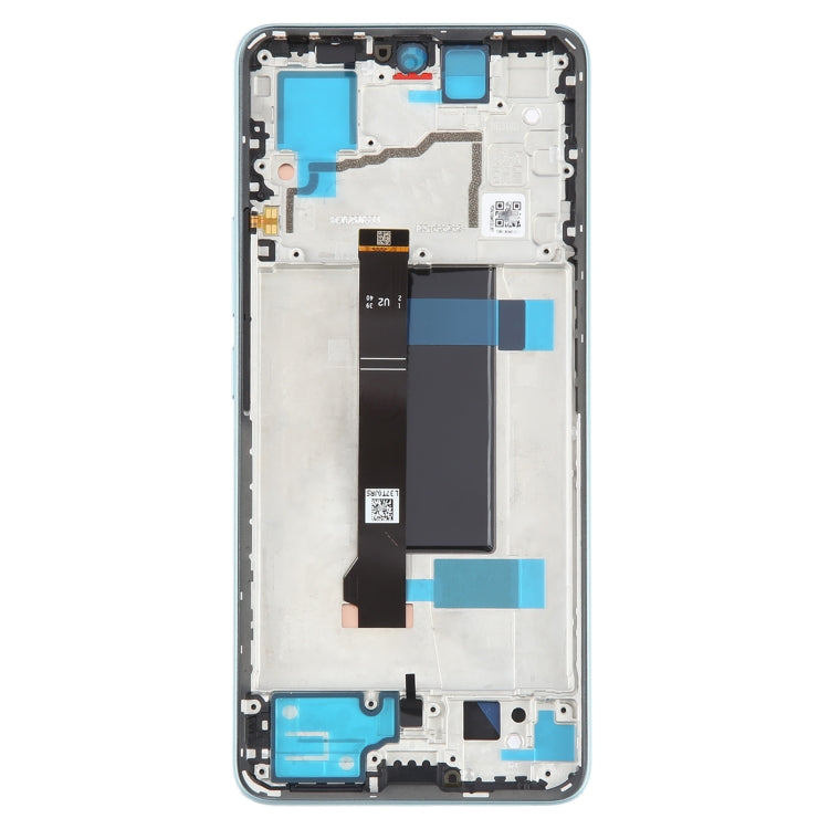 For Xiaomi Redmi Note 13 Pro 5G Original AMOLED Material LCD Screen Digitizer Full Assembly with Frame (Blue) by buy2fix