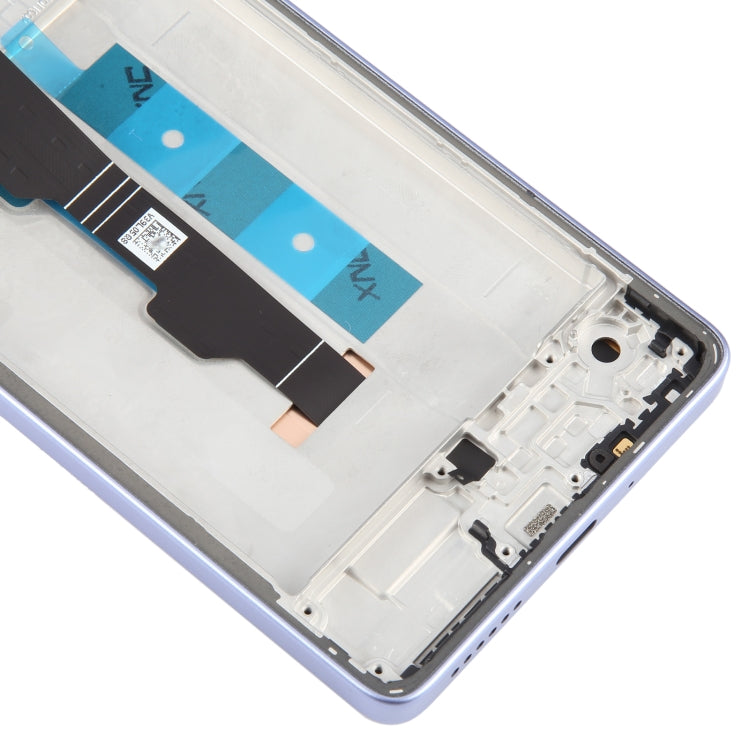 For Xiaomi Redmi Note 13 Pro 4G Original AMOLED Material LCD Screen Digitizer Full Assembly with Frame (Purple) by buy2fix