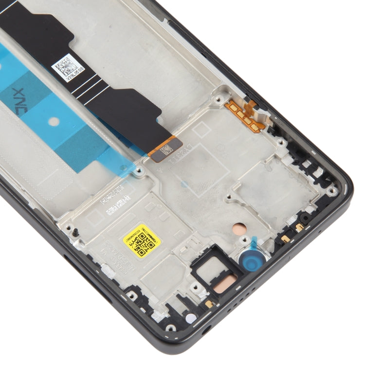 For Xiaomi Poco M6 Pro 4G Original AMOLED Material LCD Screen Digitizer Full Assembly with Frame (Black) by buy2fix