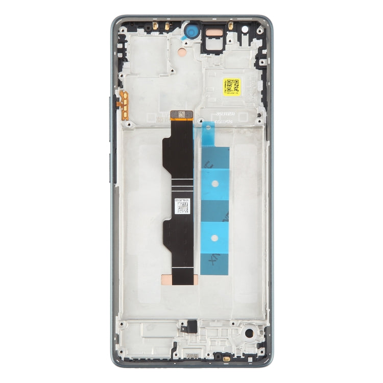 For Xiaomi Poco M6 Pro 4G Original AMOLED Material LCD Screen Digitizer Full Assembly with Frame (Blue) by buy2fix
