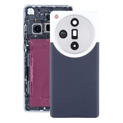 For OPPO Find X7 Ultra Original Battery Back Cover with Camera Lens Cover(Blue) - Back Cover by buy2fix | Online Shopping UK | buy2fix
