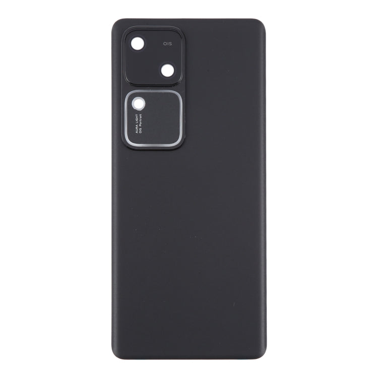 For vivo V30 Battery Back Cover with Camera Lens Cover(Black) - Back Cover by buy2fix | Online Shopping UK | buy2fix