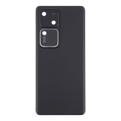 For vivo V30 Battery Back Cover with Camera Lens Cover(Black) - Back Cover by buy2fix | Online Shopping UK | buy2fix