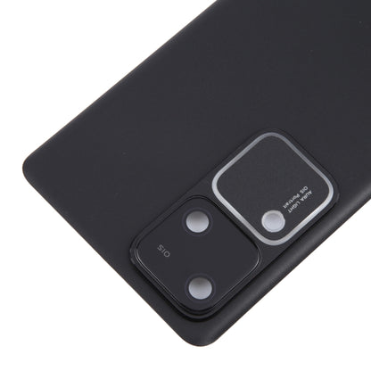 For vivo V30 Battery Back Cover with Camera Lens Cover(Black) - Back Cover by buy2fix | Online Shopping UK | buy2fix