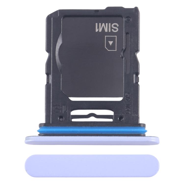 For Sony Xperia 10 V Original SIM Card Tray + Micro SD Card Tray (Purple) - Card Tray by buy2fix | Online Shopping UK | buy2fix