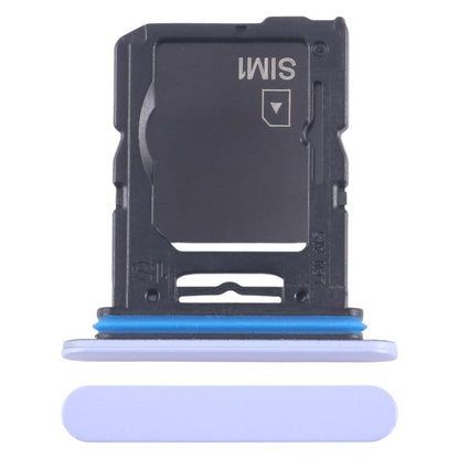 For Sony Xperia 10 V Original SIM Card Tray + Micro SD Card Tray (Purple) - Card Tray by buy2fix | Online Shopping UK | buy2fix