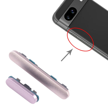 For Google Pixel 8A Original Power Button and Volume Control Button (Pink) by buy2fix