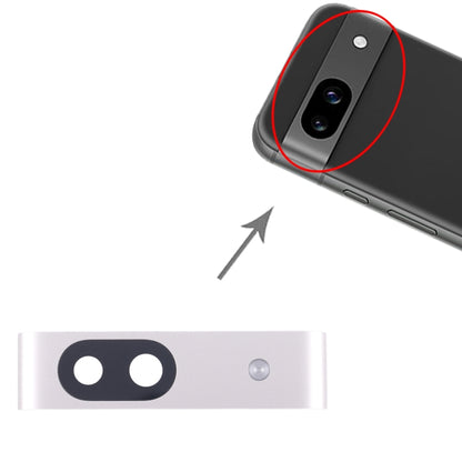 For Google Pixel 8a Original Camera Lens Cover (Silver) - Camera Parts by buy2fix | Online Shopping UK | buy2fix