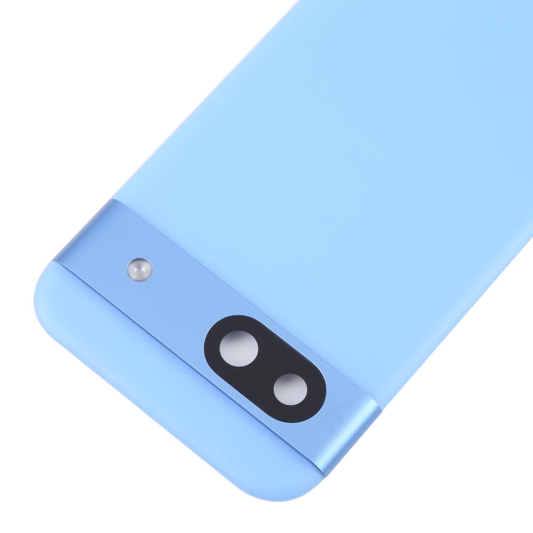 For Google Pixel 8a Original Battery Back Cover with Camera Lens Cover(Blue) by buy2fix