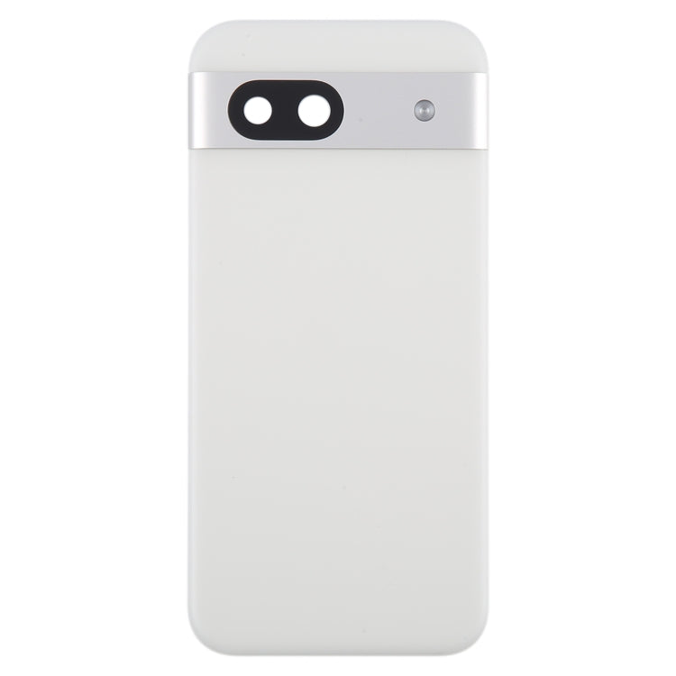 For Google Pixel 8a Original Battery Back Cover with Camera Lens Cover(Silver) by buy2fix