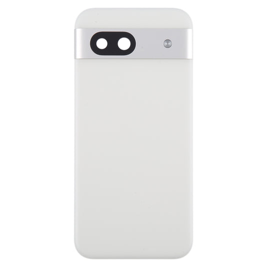 For Google Pixel 8a Original Battery Back Cover with Camera Lens Cover(Silver) by buy2fix