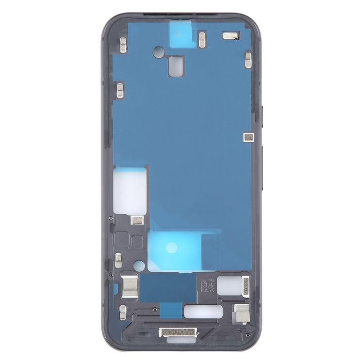 For Google Pixel 8a Original Middle Frame Bezel Plate (Black) by buy2fix