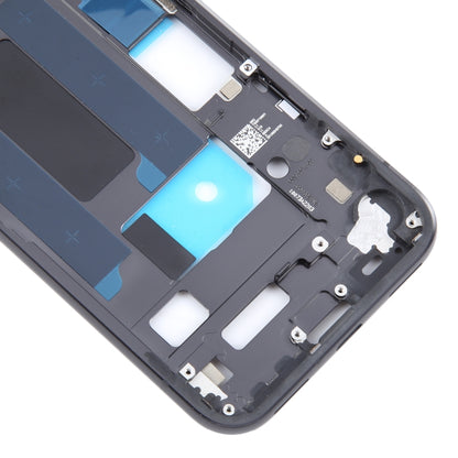 For Google Pixel 8a Original Middle Frame Bezel Plate (Black) by buy2fix