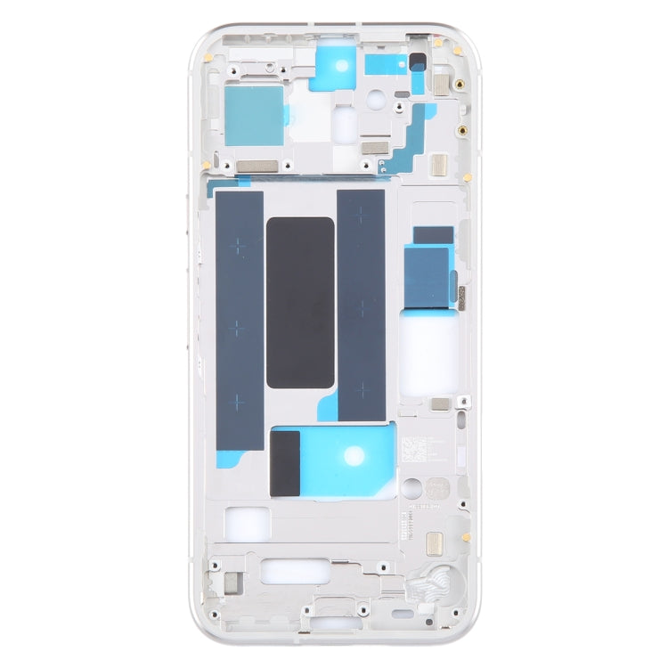 For Google Pixel 8a Original Middle Frame Bezel Plate (Silver) by buy2fix