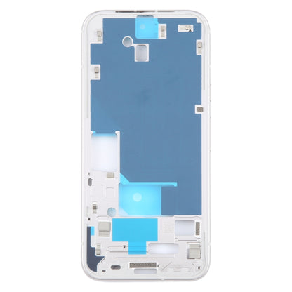 For Google Pixel 8a Original Middle Frame Bezel Plate (Silver) by buy2fix