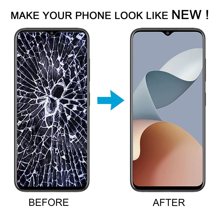 For ZTE Blade A34 LCD Screen with Digitizer Full Assembly (Black) by buy2fix