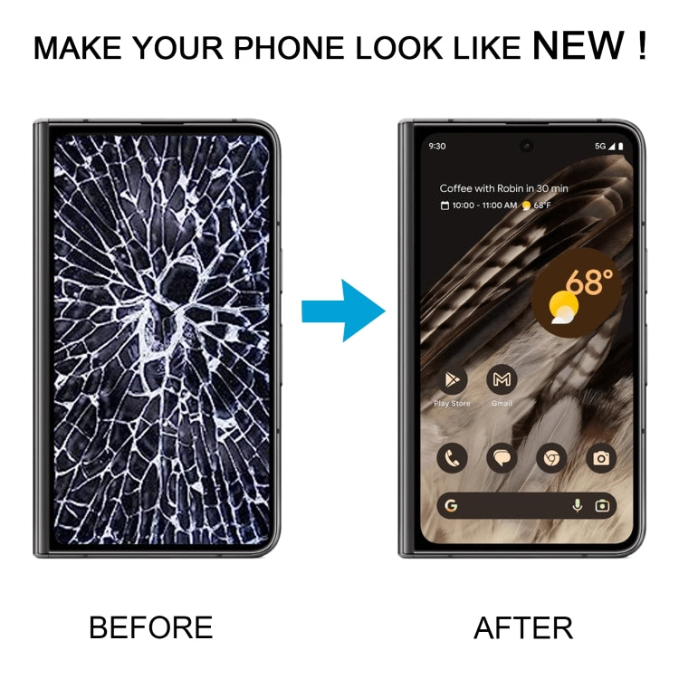 For Google Pixel Fold G9FPL Original LCD Secondary Screen with Digitizer Full Assembly by buy2fix