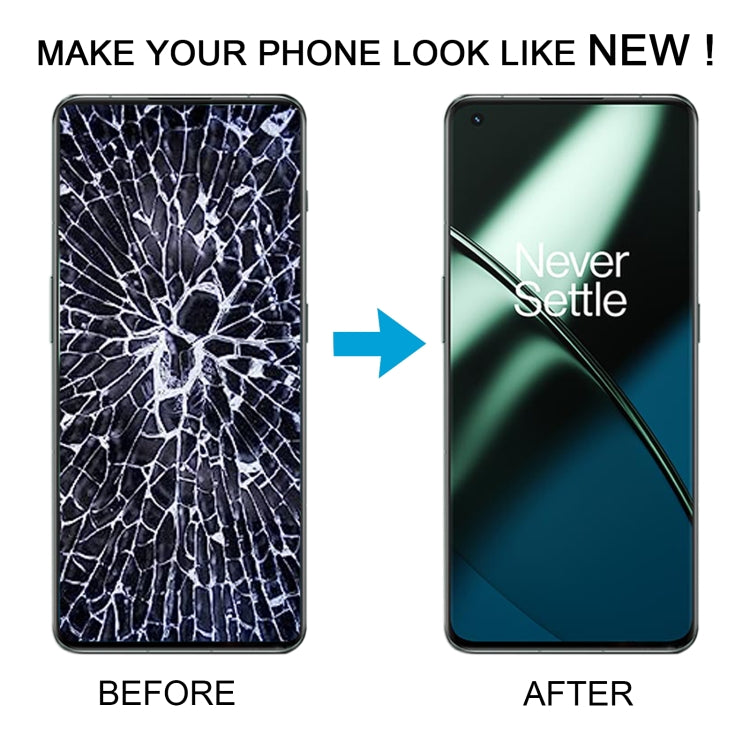 For OnePlus 11 PHB110 CPH2449 CPH2447 Original AMOLED LCD Screen Digitizer Full Assembly with Frame (Black) by buy2fix