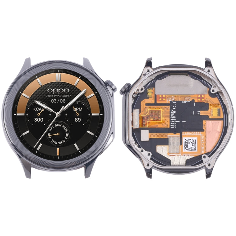 For OPPO Watch X Original LCD Screen and Digitizer Full Assembly With Frame (Black) by buy2fix