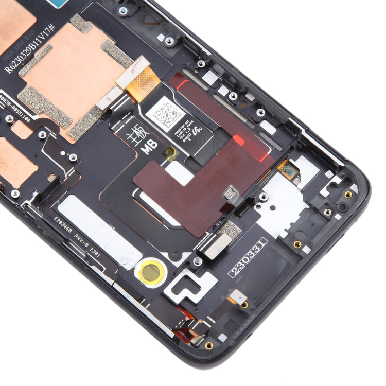For Asus ROG Phone 7 / 7 Ultimate AMOLED Original LCD Screen Digitizer Full Assembly with Frame(Black) by buy2fix