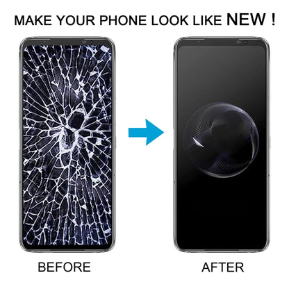 For Asus ROG Phone 7 / 7 Ultimate AMOLED Original LCD Screen Digitizer Full Assembly with Frame(Black) by buy2fix