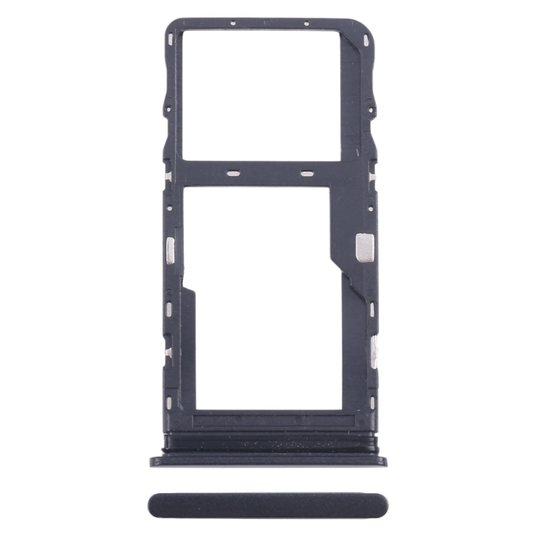 For TCL 20L / 20 Lite Original SIM Card Tray + Micro SD Card Tray (Black) by buy2fix