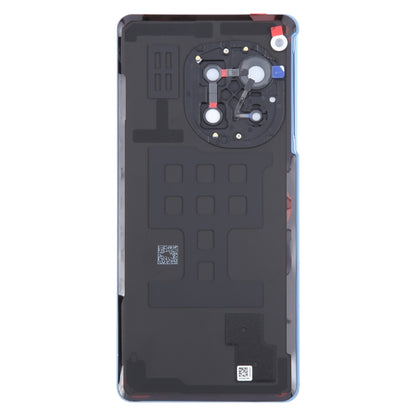 For OnePlus 12R CPH2609 CPH2585 Original Glass Battery Back Cover with Camera Lens(Blue) by buy2fix