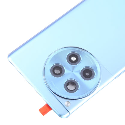 For OnePlus 12R CPH2609 CPH2585 Original Glass Battery Back Cover with Camera Lens(Blue) by buy2fix