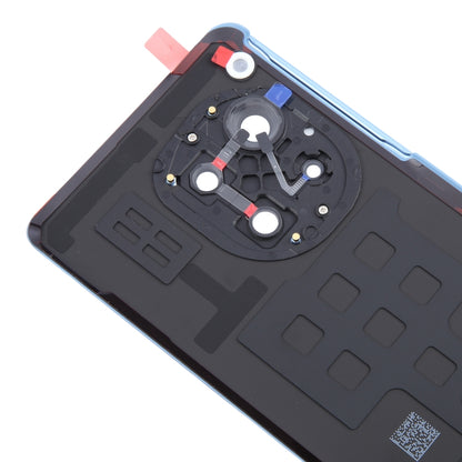 For OnePlus 12R CPH2609 CPH2585 Original Glass Battery Back Cover with Camera Lens(Blue) by buy2fix
