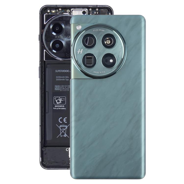 For OnePlus 12 PJD110 CPH2573 CPH2581 Original Glass Battery Back Cover with Camera Lens(Green) - Back Cover by buy2fix | Online Shopping UK | buy2fix