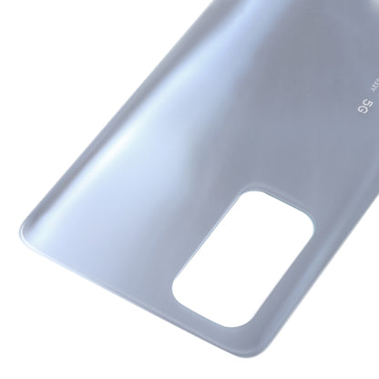 For Xiaomi Redmi K30S Glass Battery Back Cover(Silver) by buy2fix