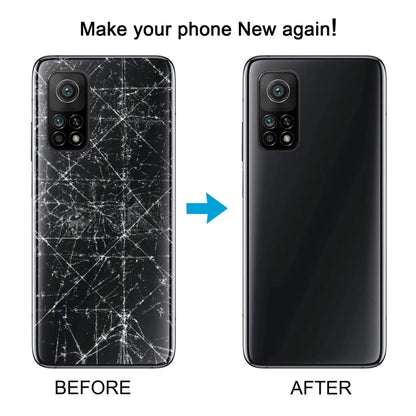 For Xiaomi Redmi K30S Glass Battery Back Cover(Silver) by buy2fix