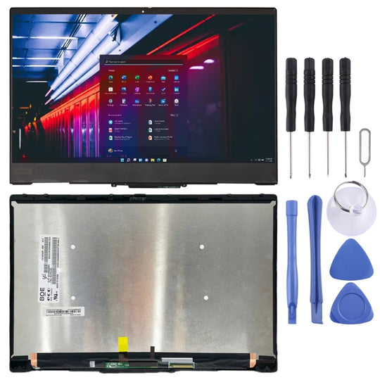 For Lenovo Thinkpad X1 Yoga 5th Generation 2020 40 Pin UHD LCD Screen Digitizer Full Assembly with Frame (Black)