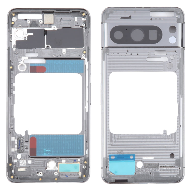 For Google Pixel 8 Pro Original Middle Frame Bezel Plate (Black) by buy2fix