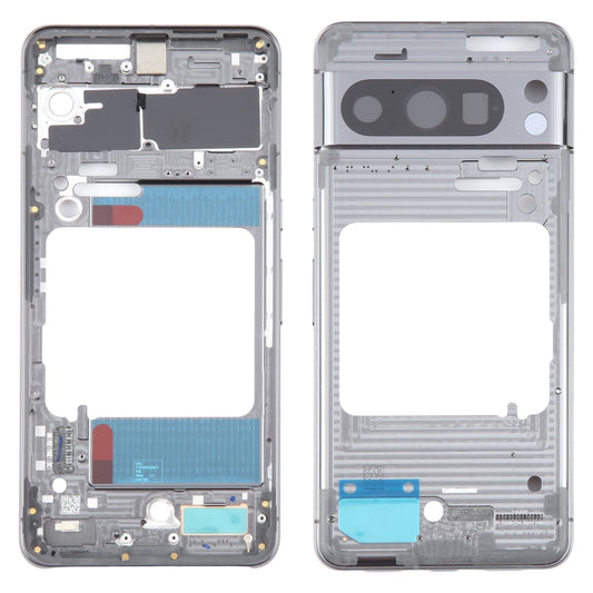 For Google Pixel 8 Pro Original Middle Frame Bezel Plate (Black) by buy2fix